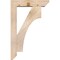 Ekena Millwork Westlake Slat Smooth Bracket w/ Offset Brace, Douglas Fir, 5 1/2"W x 22"D x 34"H BKT0604X22X34WTL06SDF - alternate 2
